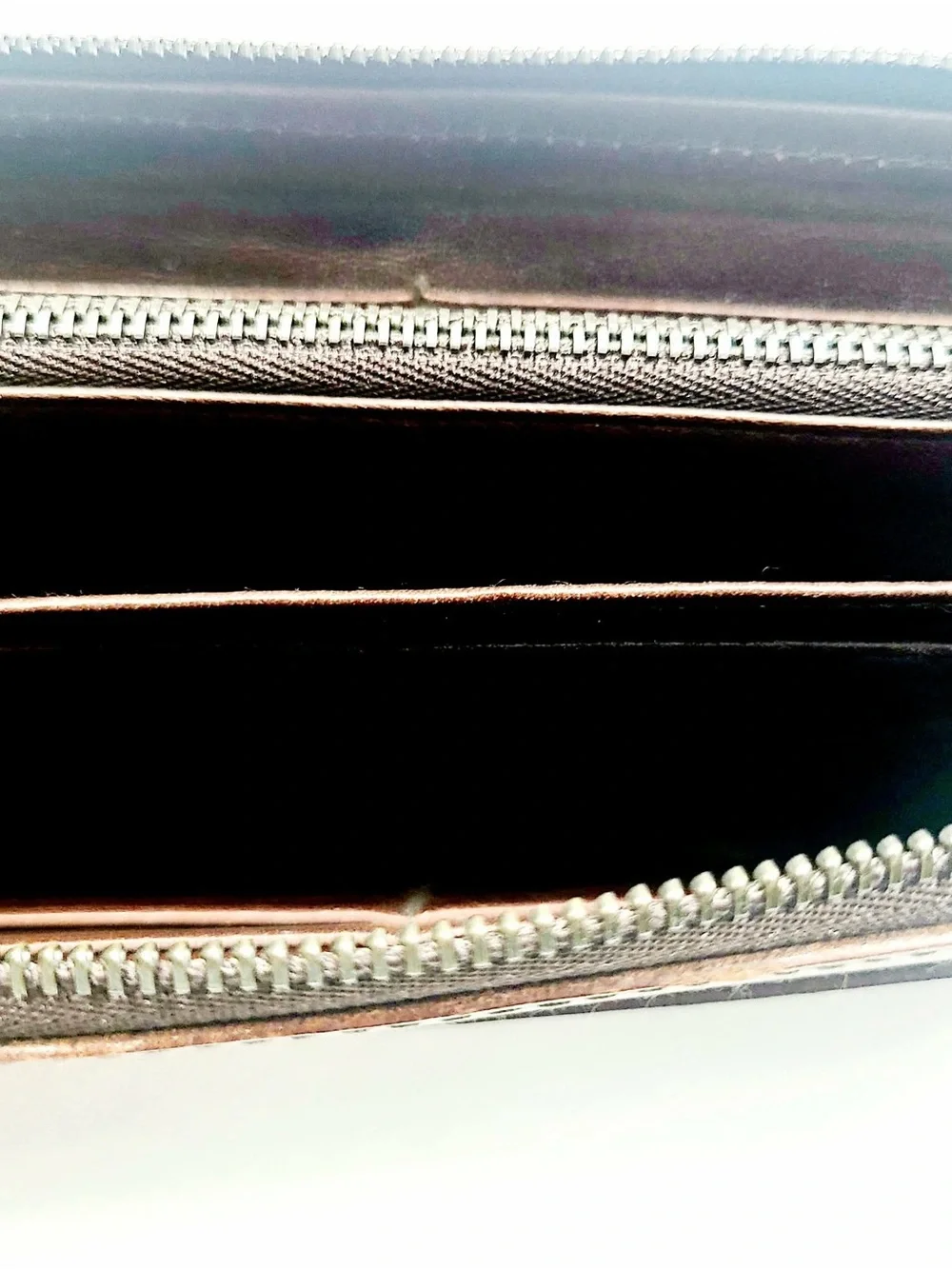 Brown Leather Men's Zip Wallet - Classic Long Wallet